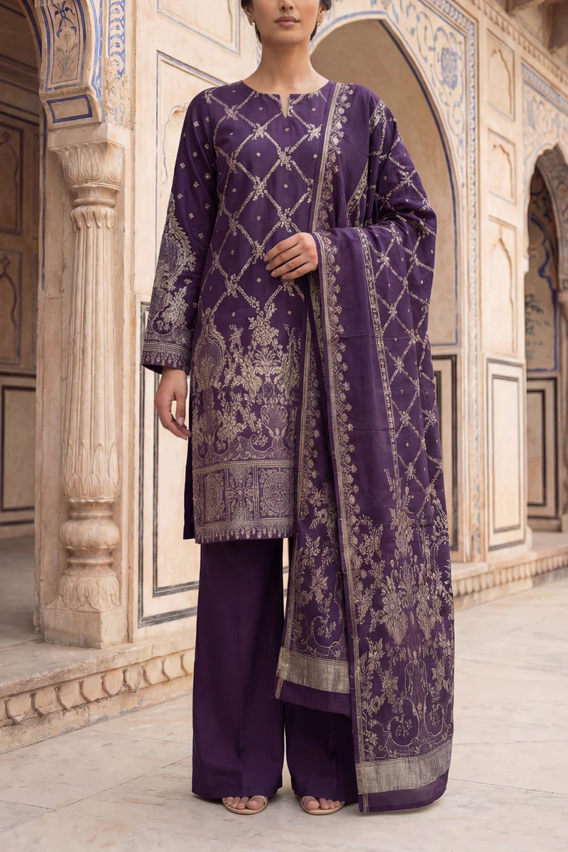 VS Broshia Jaquard Lawn Collection 2024
